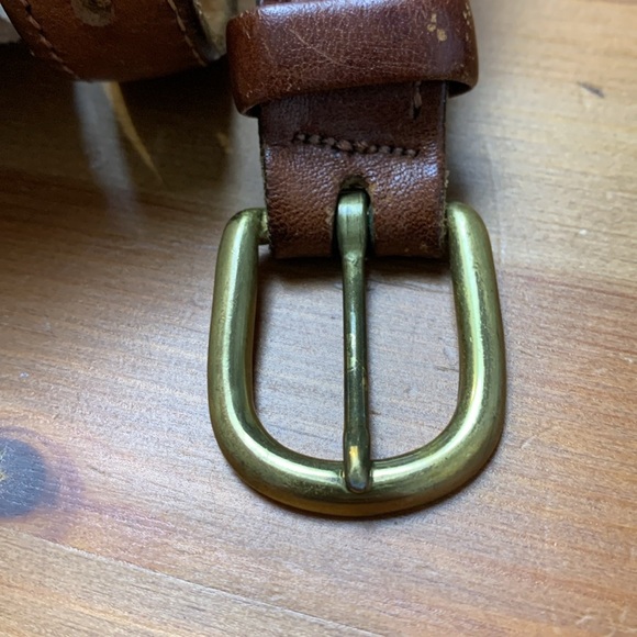 Nautical Theme  Belt w fabric and leather - Picture 3 of 8